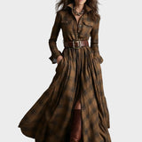 Evelyn - Vestido Camisero Clásico Elegante