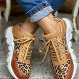 Cris | Zapatos Cómodos con Estampado de Leopardo