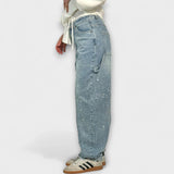 Fable - Pantalones vaqueros Balloon Carpenter brillantes