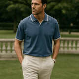 Jesper™ | Noir Polo de Cuello en V