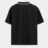 Jesper™ | Noir Polo de Cuello en V