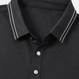 Johan™ | Polo de Bisel Obsidiana