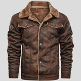 Kasper™ | Chaqueta de Cuero Masculina Estilosa