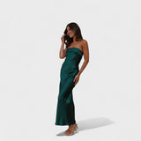 Carmen | Vestido sin mangas de satén