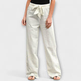 Loreen - Pantalones de lino de verano