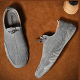 Laurits - Zapatos de Cuero Slip-Ons