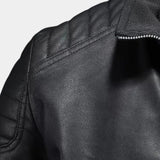 Luca™ | Chaqueta de Cuero con Cierre de Cremallera