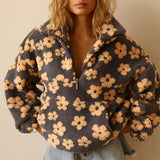 Daisy | Suéter floral de poliéster