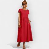 Vestidos de Algodón Lekkie con Bolsillos