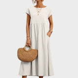 Andrea — Vestido midi en un estilo elegante y atemporal