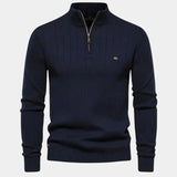 Mikkel™ | Suéter de Algodón de Cuello Semi-Alto