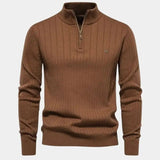 Mikkel™ | Suéter de Algodón de Cuello Semi-Alto