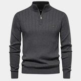 Mikkel™ | Suéter de Algodón de Cuello Semi-Alto