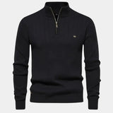 Mikkel™ | Suéter de Algodón de Cuello Semi-Alto