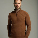 Mikkel™ | Suéter de Algodón de Cuello Semi-Alto