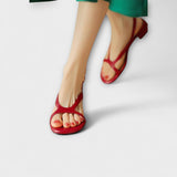 Evelyn - Sandalias Planas Elegantes Minna con Excelente Adorno