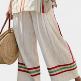 Beatriz | Conjunto para el Mar Mediterráneo Daisy Lino Bambú Cintas