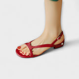 Evelyn - Sandalias Planas Elegantes Minna con Excelente Adorno