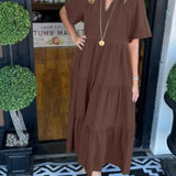 Carlota | Vestido maxi con movimiento