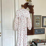 Vestido Camisa Bordado de Corazones Oversized de Verano