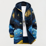 Chaqueta con estampado de cielo estrellado
