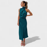 Alba - Vestido de Satén Elegante