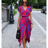Amelie – Vestido Midi Floral, Ajustable y Cómodo