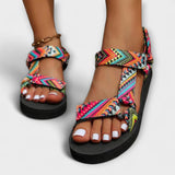 Zapatillas planas de mujer de yute para verano