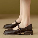 Denise - Clásicas Mary Janes de Cuero