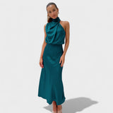 Alba - Vestido de Satén Elegante