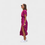 Vestido Lirio Rosa - Estilo Boho Chic
