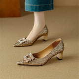 Gloria - Zapatos con Brillantes