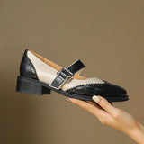 Mia - Zapatos de cuero Mary Janes