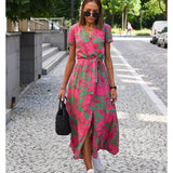 Amelie – Vestido Midi Floral, Ajustable y Cómodo