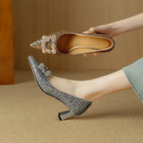 Gloria - Zapatos con Brillantes
