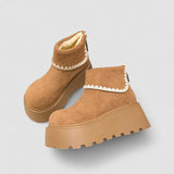 Benedita | Botas elegantes con plataforma para días fríos