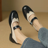 Mia - Zapatos de cuero Mary Janes