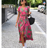 Amelie – Vestido Midi Floral, Ajustable y Cómodo