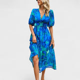Clara – Elegante Vestido Midi Floral