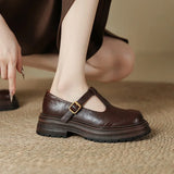Mary Janes - Zapatos de Cuero Elegantes