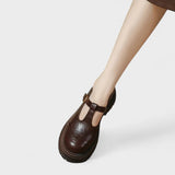 Mary Janes - Zapatos de Cuero Elegantes