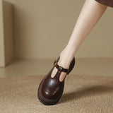 Mary Janes - Zapatos de Cuero Elegantes