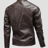 Juan™ | Chaqueta de Cuero Estilo Piloto Americano