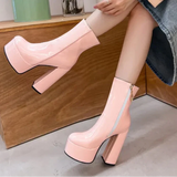 Carina – Tacones altos con plataforma extremadamente alta, que brindan encanto y confianza
