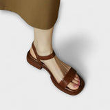 Elsen - Zapatillas de Cuero Juneya