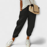 Bibi - Pantalones de lino elegantes y fluidos