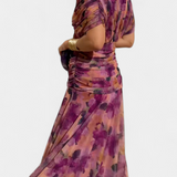 Teresa - Vestido largo floral con escote en V