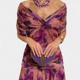 Teresa - Vestido largo floral con escote en V