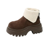 Jazmin | Modelo de botas con plataforma gruesa y diseño minimalista para un invierno elegante