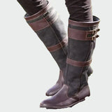 Botas de cuero retro